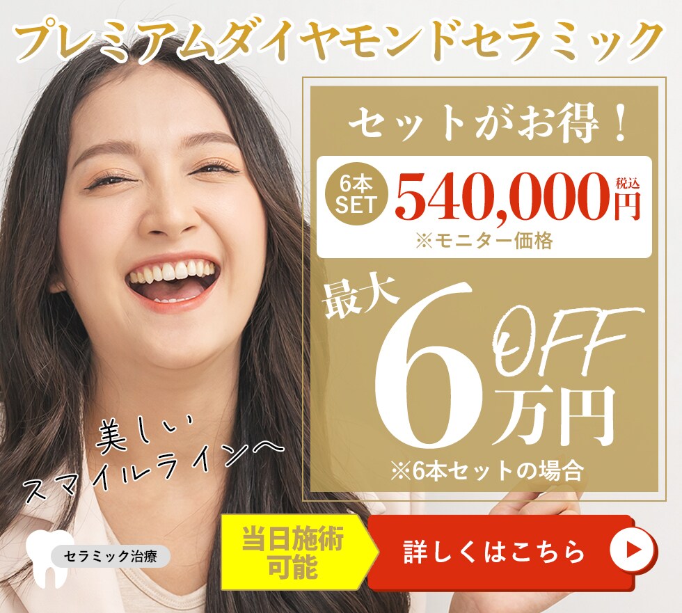 プレミアムダイヤモンドセラミック 6本セットモニター