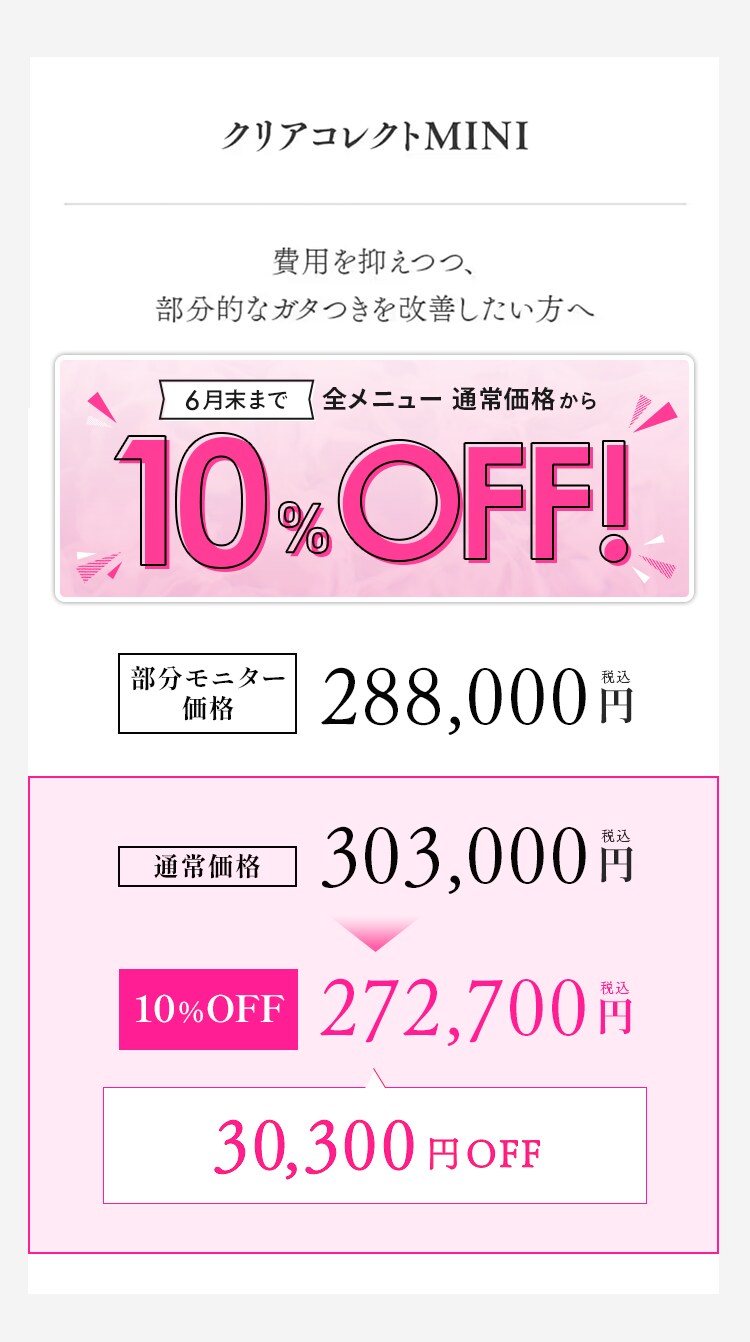クリアコレクトMINI料金