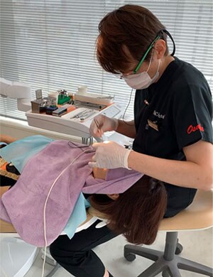 施術中イメージ