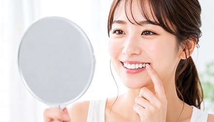 気になる前歯だけを治療できる