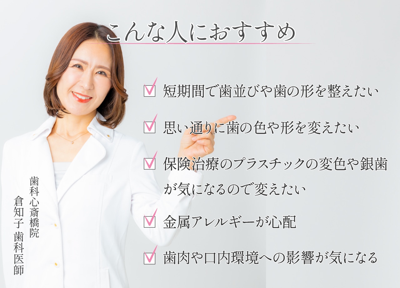 セラミック治療がおすすめな方