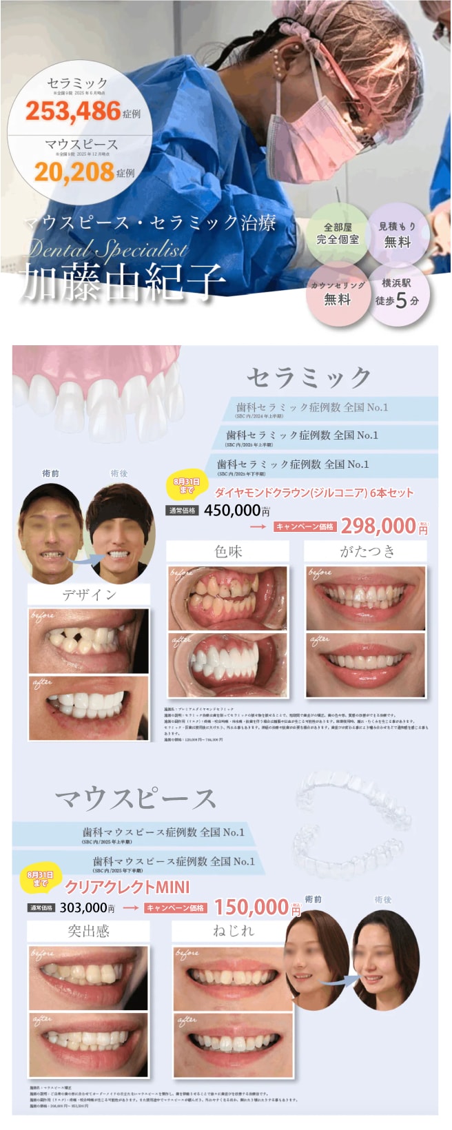 【4月】歯科月替わりキャンペーン　高品質のセラミック(被せ物)が低価格で登場！症例数の多い湘南歯科クリニックだから実現できるクオリティ